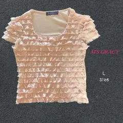 M'S GRACY ♡ピンクのティアードフリルカットソー♡のサムネイル