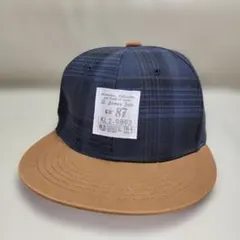 限定値下げ✨CA4LA キャップ チェック柄 ネイビー 未使用美品のサムネイル