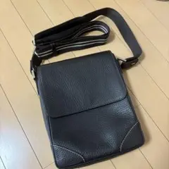 dunhill ダンヒル ショルダーバッグ 斜め掛け レザー ダークブラウン