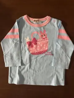 HOT BISCUITS ホットビスケッツ　70cm Tシャツ　うさぎ　長袖