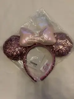ディズニー パルパルーザ ミニー カチューシャ ピンク スパンコール