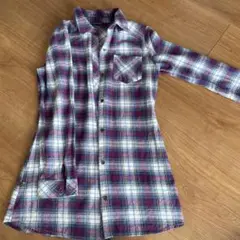 美品!!!SKYBOMBERレディース　チェックシャツ　Mサイズ