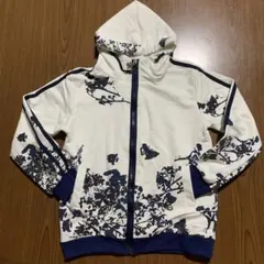 ジャージ　キッズ　上着　花柄　蝶柄　140cm