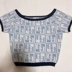 GYDA GG TILE PATTERN SHORTニットトップス