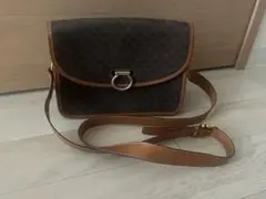 CELINE マカダムショルダーバッグ ガンチーニ