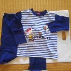 ☆最終価格☆120㎝ スヌーピーPEANUTS ストライプ パジャマ