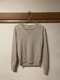 JOHN SMEDLEY Vネックウールニット