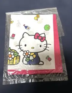 昭和レトロ　ハローキティ ハンカチ 　 1976年　当時物　希少品