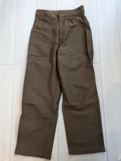 ユニクロ ユニクロU ベイカーパンツ チノパンツ ブラウン