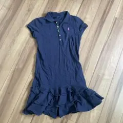 ポロ・ラルフ・ローレン ネイビー ワンピース 半袖