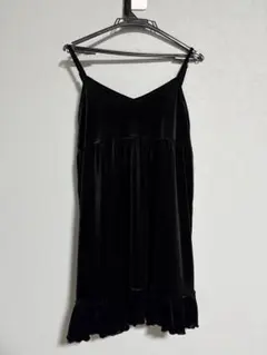 しまむら ベロアワンピース