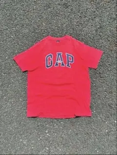 90s OLD GAP ロゴ リンガーネック 半袖 tシャツ カットソー メンズ 
