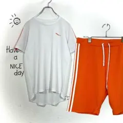アディダスネオ 上下セット(M)Tシャツ ハーフパンツ ジャージ スポーツ 運動