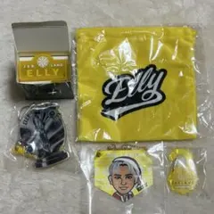 三代目　ELLY ガチャ　ペンライトアクセサリー　キーホルダー　巾着　カラビナ