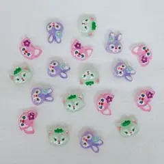 ディズニー ネイルパーツ 18個セット