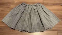 値下★美品 ARCH&LINE アーチライン　チェック柄スカート キッズ　150のサムネイル
