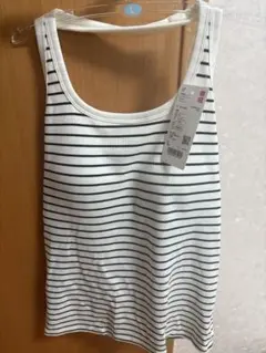 ユニクロエアリズムコットンオープンバックホルターブラトップ L 新品タグ付き