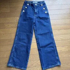 ZARA ワイドレッグデニム EUR 32 レディース ジーンズ