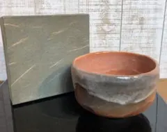 褐色が美しい　抹茶碗　楽入 　茶道具 茶道 茶器　陶芸品 骨董品 茶碗