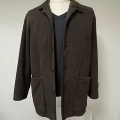 クロコダイル　コーデュロイ　ジャケット　ブラウン