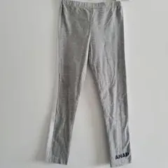 ANAPKIDS 130 グレーレギンス サイドライン