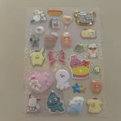 ボンボンドロップシール ぷっくりシール シール帳 おすそ分け