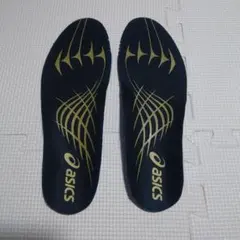 ASICS スパイク用インソール 黒金