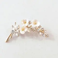フラワー ブローチ・植物 花 桜 梅 春 ハレの日 フォーマル f2-2495