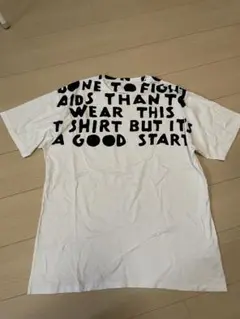 S 白 マルジェラ エイズ Tシャツ 新品 MAISON MARGIELA - メルカリ