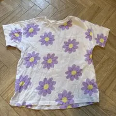 パープル花柄Tシャツ 5-6歳　116 ZARAのサムネイル