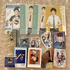 最終値引き【美品】ハイキュー ポストカード ステッカー カード 影山 赤葦