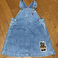 デニム ジャンパースカート