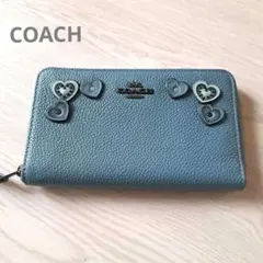 COACH コーチ スモールジップウォレット ティーローズ 二つ折り財布