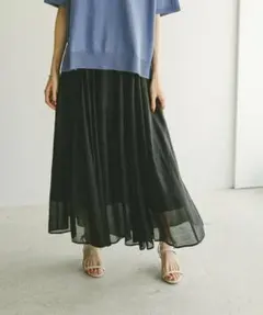 GLOBAL WORK（グローバルワーク） シアータックフレアスカート