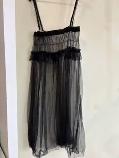 チュール キャミワンピース