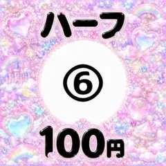 ハーフ⑥ 100