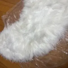 リアルフェザー　ショール　ホワイト　成人式