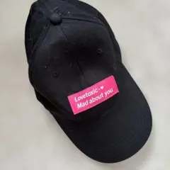 Lovetoxic キャップ 帽子 ブラック