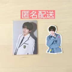 なにわ男子　HARDWORK ファミクラストア盤　トレカ　ステッカー　長尾謙杜