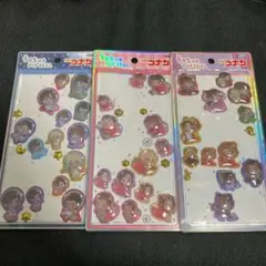 正規品✨おすそわけ うるちゅるポップシール 名探偵コナン 3シートセット