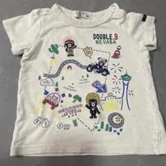 DOUBLE.B ミキハウス 半袖Tシャツ 80cmのサムネイル