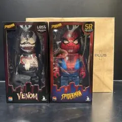 ベアブリック400%スパイダーマン/ヴェノム ハッピーくじSP・LASTONE賞