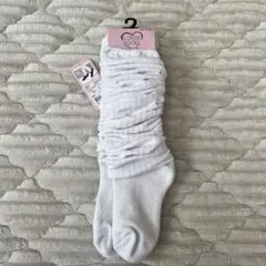 ホワイト ルーズソックス キッズ靴下