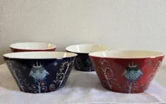 iittala イッタラ　タイカ　ボウル　赤　青　各2のサムネイル
