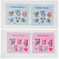 ナルミヤキャラクターズ　エンジェルブルー　メゾピアノ　ぷっくりシール　4種セット