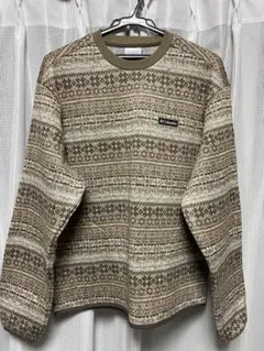 Columbia 幾何学模様 ニット トレーナー Mサイズ