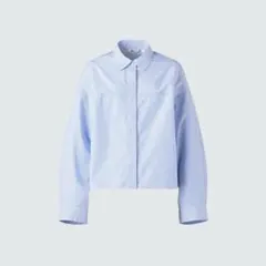 UNIQLO コットンコクーンシャツ グレー XLサイズ