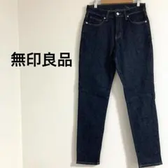 良品生活 無印良品 レディース ストレートデニム ジーンズ W27XL29のサムネイル