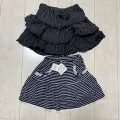 motherways パンツ付きスカート2点セット 130cm