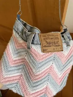 Levi's デニムリメイク チェーンショルダーバッグのサムネイル